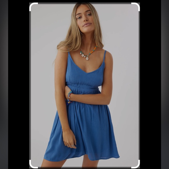 O'Neill Women's Kenzie blue Tank Dress size medium - Picture 2 of 9